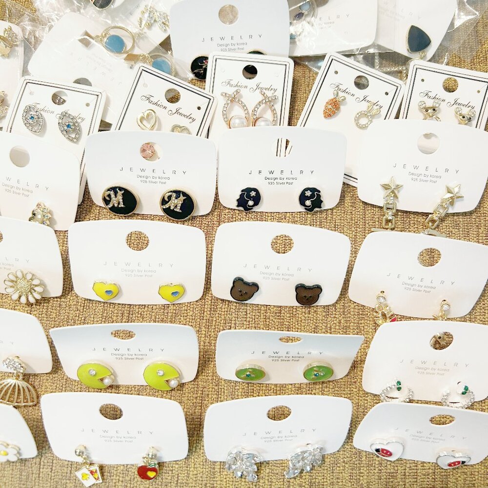 Mystery Box includes 7 pairs of earrings Random Style Surprise Blind Box jewelry